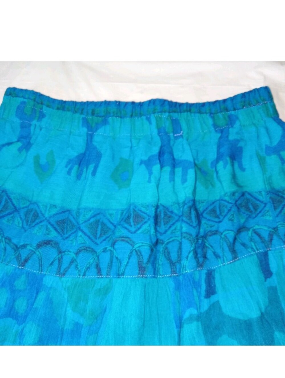 Nwt Carole Little Vintage Full Length Skirt Medium - Picture 4 of 9